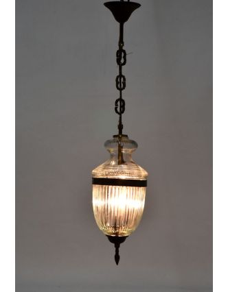Sklenená lampa, 15x37cm