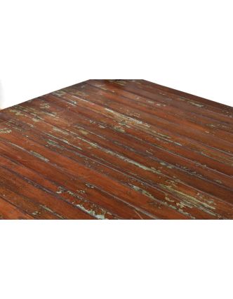 Konferenčný stolík z antik teakového dreva, 182x96x65cm