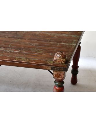 Konferenčný stolík z antik teakového dreva, 182x96x65cm
