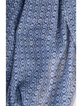 Modrý šatka s jemným vzorom, 175x115cm