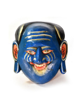 Drevená maska, joker, ručne maľovaná, 20x18cm