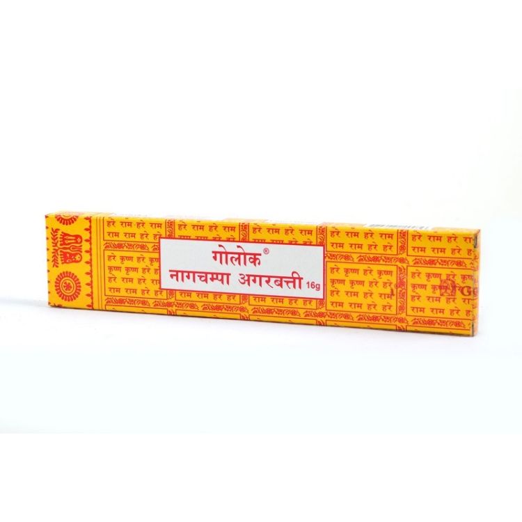 Indické vonné tyčinky Goloka Nag Champa, 16g