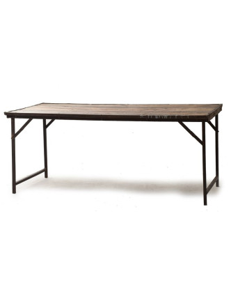Rozkladací stôl z recyklovaného teakového dreva, 181x76x77cm