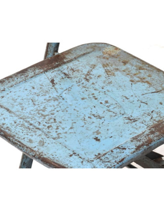 Kovová skladacie stoličky, antik, 35x31x80cm