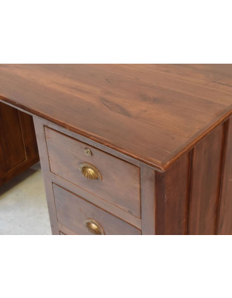 Písací stôl z teakového dreva, 152x68x80cm