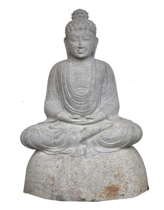 Kamenná socha, Budha Amitábha, podstavec, žula, 110cm