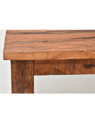 Stôl zo starých teakových fošní, 180x90x77cm