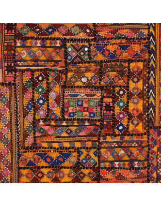 Povlak na vankúš z Rajastan, patchwork, 40x40cm