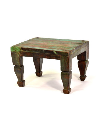 Čajový stolík z teakového dreva, 50x42x35cm