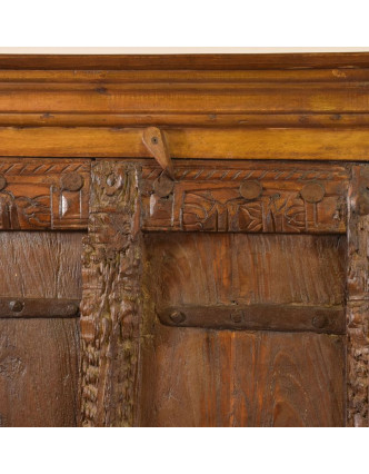Skriňa z mangového dreva so starými dverami, 86x46x168cm