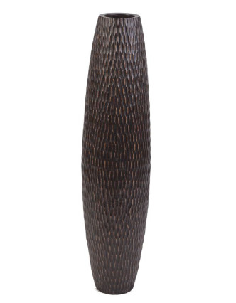 Váza z palmového dreva, priemer 20cm, výška 82cm