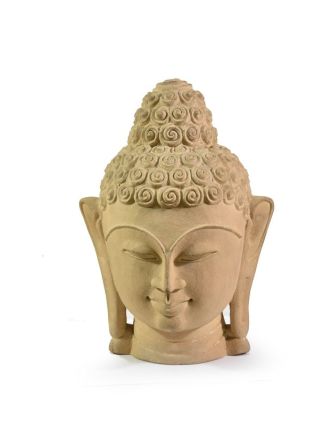 Kamenná soška, Budha head, 25-27cm