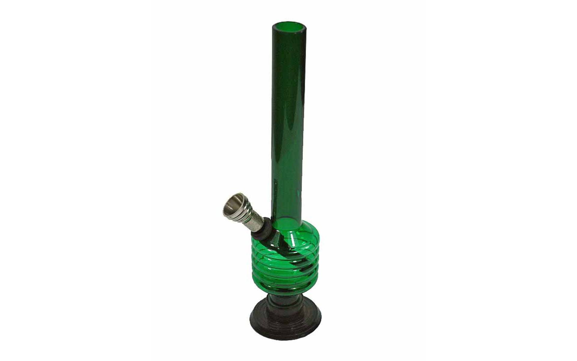 Bong - akryl, malý, tmavo zelený