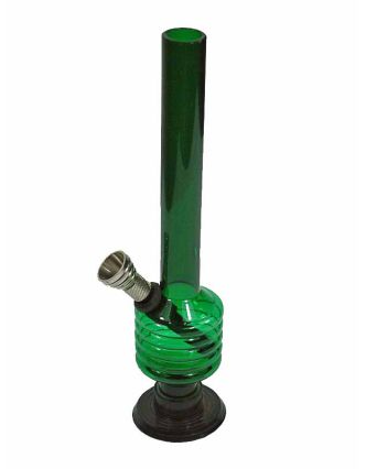 Bong - akryl, malý, tmavo zelený