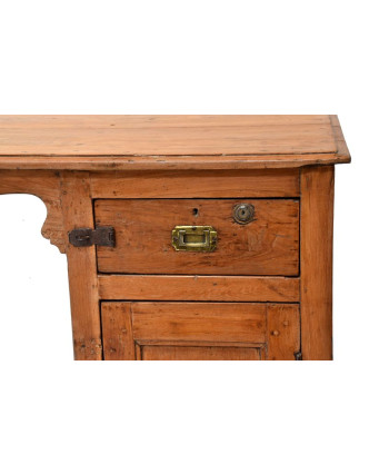 Písací stôl z teakového dreva, 129x56x79cm