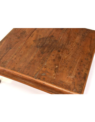 Čajový stolík z teakového dreva, 51x51x19cm