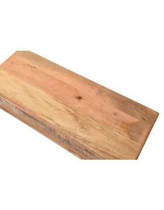 Truhla z mangového dreva zdobená ručnými rezbami, 118x43x45cm
