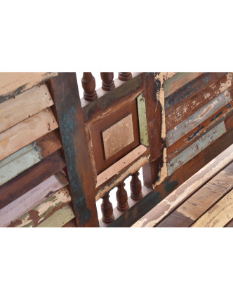 Lavice z teakového dreva v "Goa" štýle, 153x51x100cm