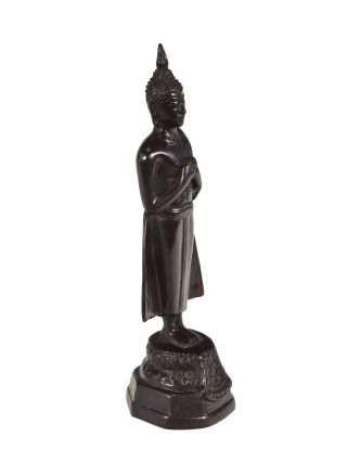 Narodeninový Budha, piatok, hnedý, živica, 25cm