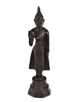 Narodeninový Budha, pondelok, živica, tmavo hnedý, 30cm