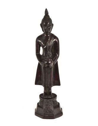 Narodeninový Budha, streda, živica, tmavo hnedý, 30cm