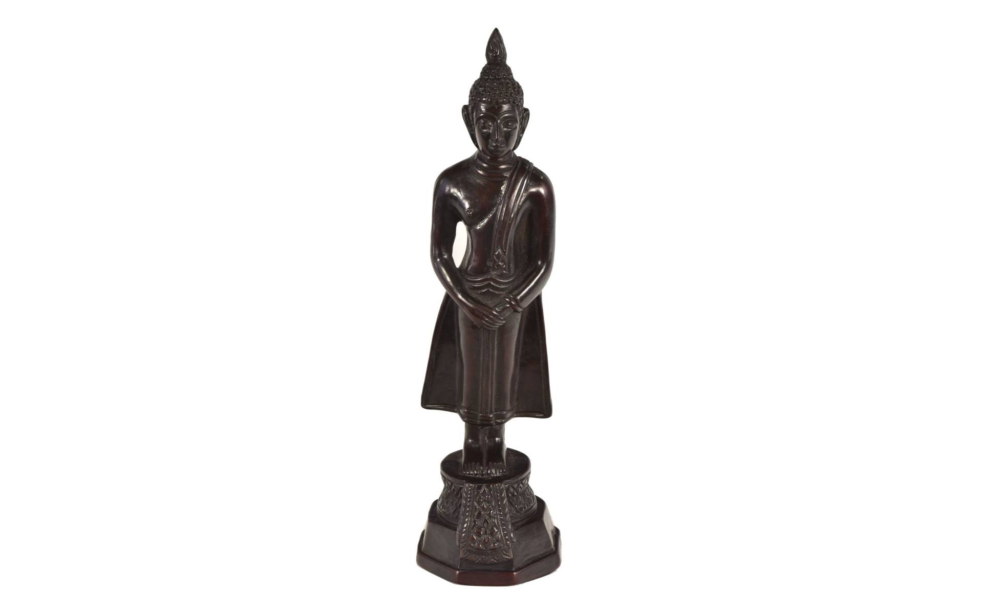 Narodeninový Budha, nedeľa, živica, tmavo hnedý, 30cm