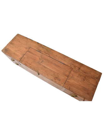 Nízka komoda z teakového dreva, 152x43x46cm