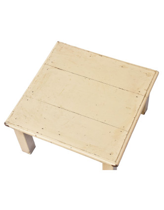 Čajový stolík z teakového dreva, 40x40x21cm