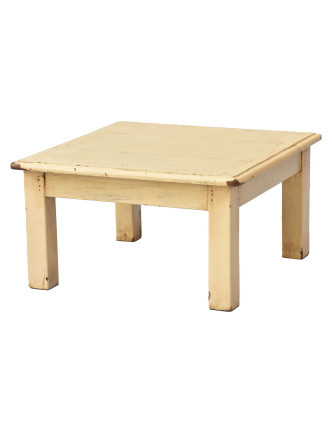 Čajový stolík z teakového dreva, 40x40x21cm