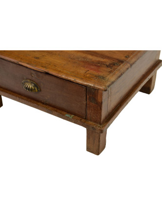 Čajový stolík z teakového dreva, 62x58x30cm