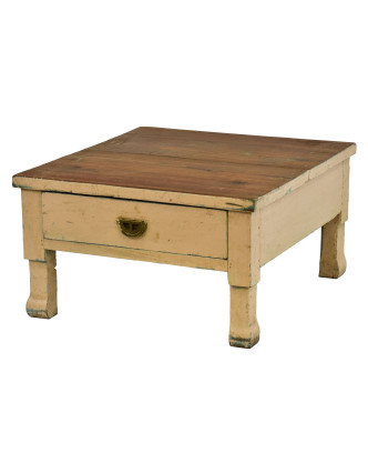 Čajový stolík z teakového dreva, 53x59x31cm