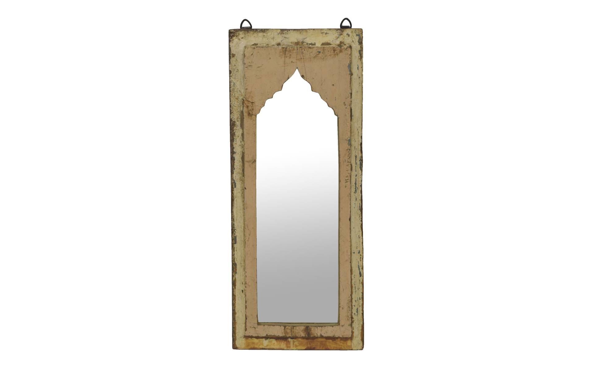 Zrkadlo v ráme z teakového dreva, 25x3x60cm