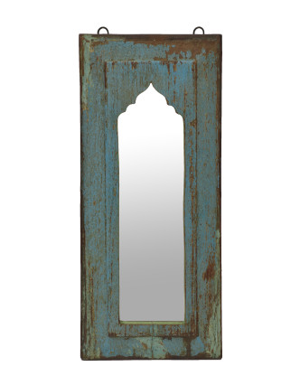 Zrkadlo v ráme z teakového dreva, 25x3x59cm
