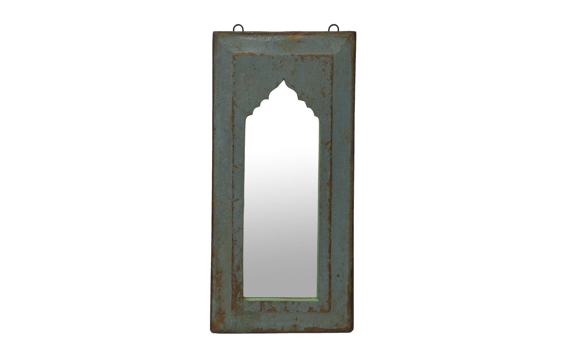 Zrkadlo v ráme z teakového dreva, 27x3x57cm