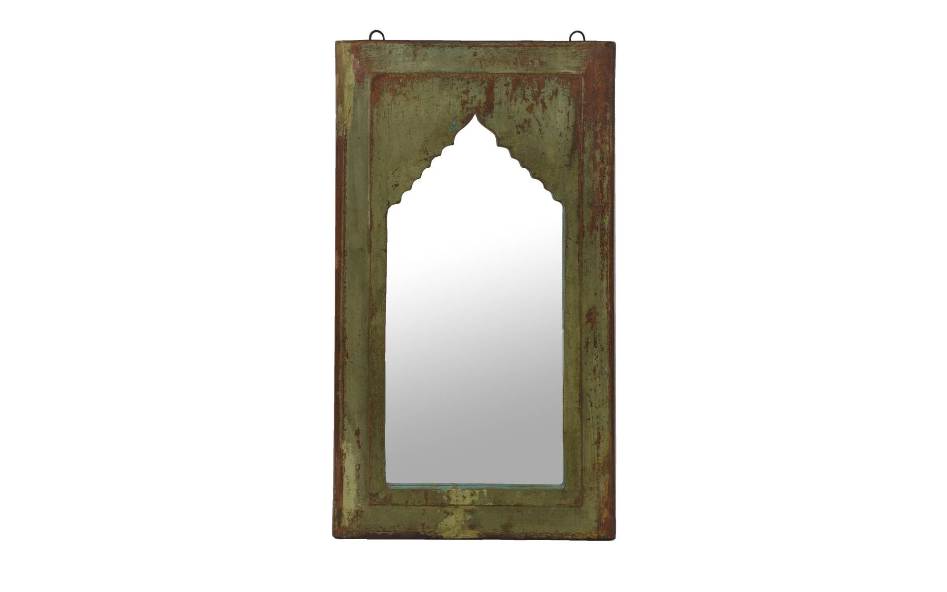 Zrkadlo v ráme z teakového dreva, 35x4x64cm