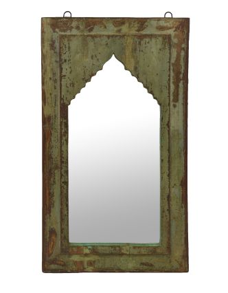 Zrkadlo v ráme z teakového dreva, 36x4x63cm