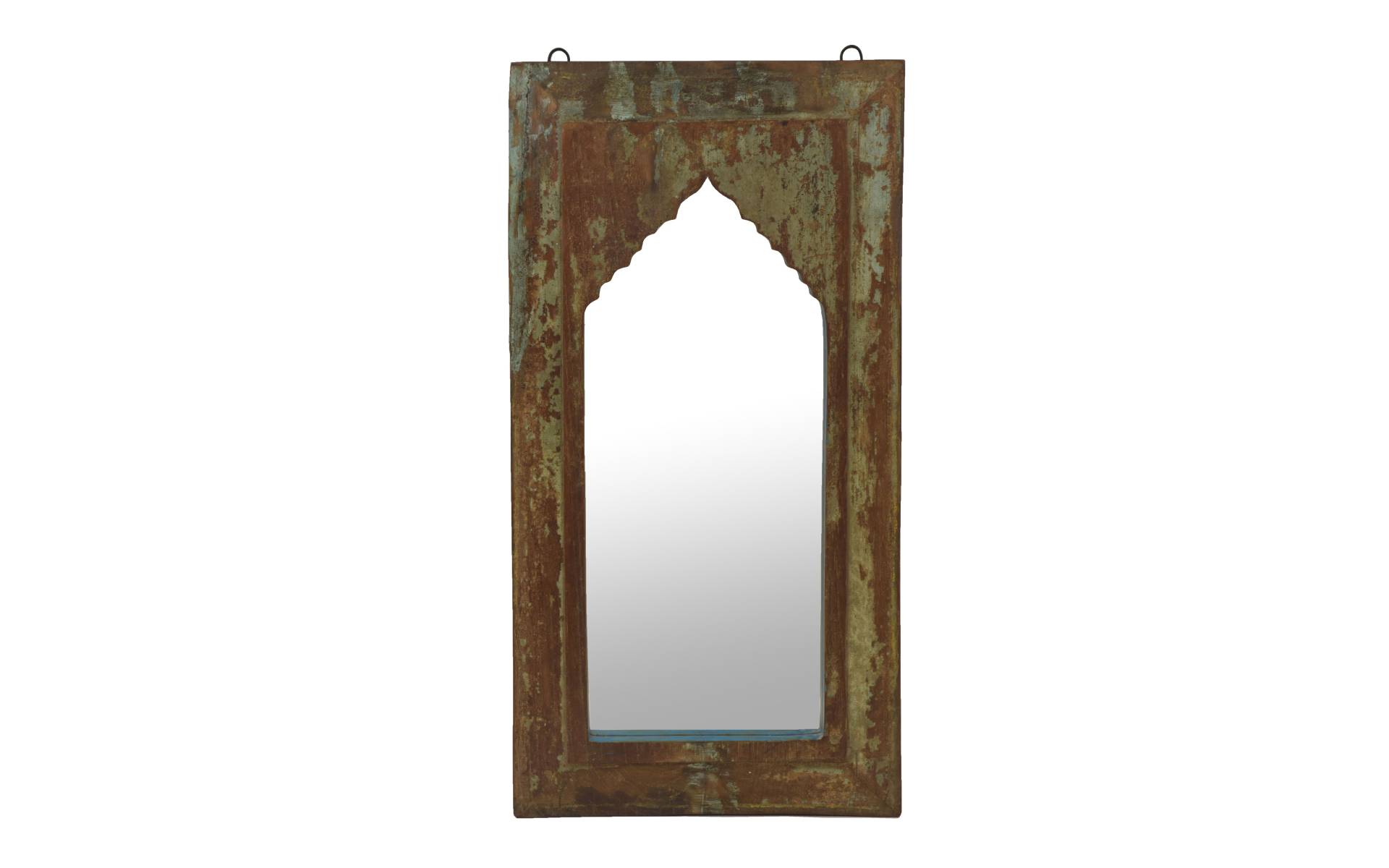 Zrkadlo v ráme z teakového dreva, 35x4x68cm