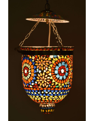 Lampa v orientálnom štýle, sklenená mozaika, ručné práce, 16x16x40cm