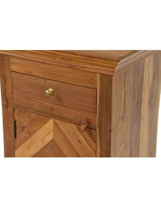 Nočný stolík vyrobený z mangového dreva, 50x40x70cm
