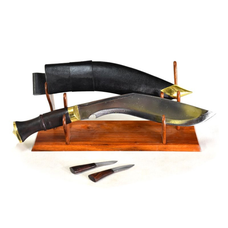 Khukri nôž, "World War", 11", drevená rukoväť, nôž 43cm, čepeľ 29cm