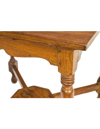 Starý stolík, z teakového dreva, 74x74x71cm