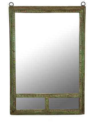 Zrkadlo v ráme z teakového dreva, 105x5x152cm