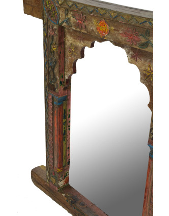 Zrkadlo v ráme z teakového dreva, 88x9x94cm