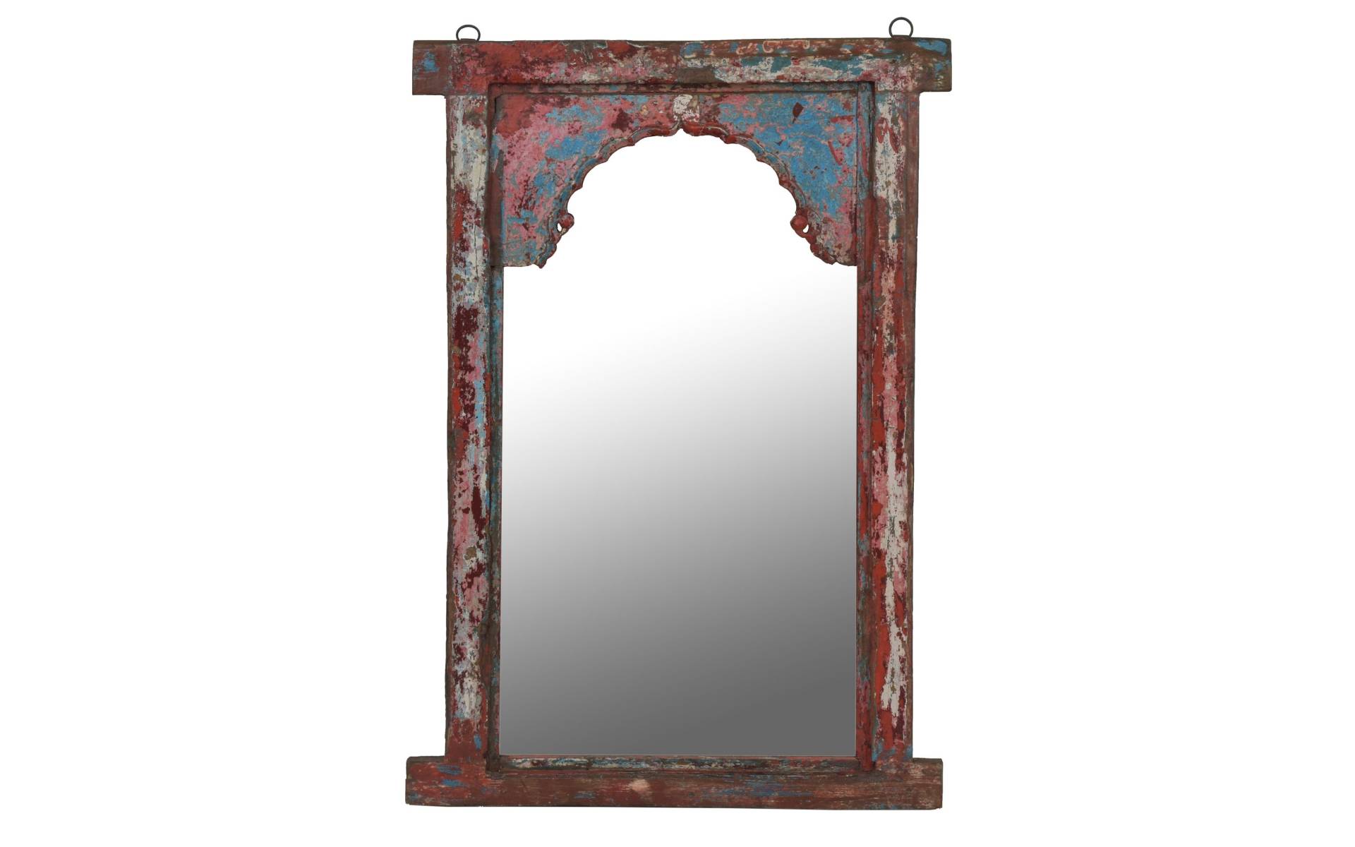 Zrkadlo v ráme z teakového dreva, 74x6x105cm