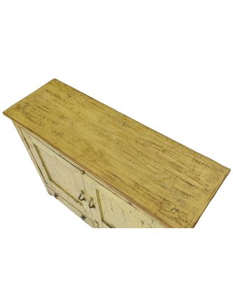 Stará skrinka z teakového dreva, 96x33x78cm