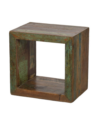 Nočný stolík z teakového dreva, 48x36x48cm