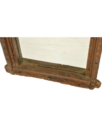 Zrkadlo v ráme zo starého teakového dreva, 98x28x181cm