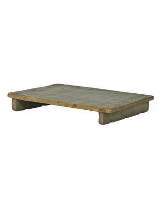 Čajový stolík z teakového dreva, 50x32x7cm