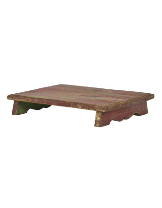 Čajový stolík z teakového dreva, 50x35x8cm