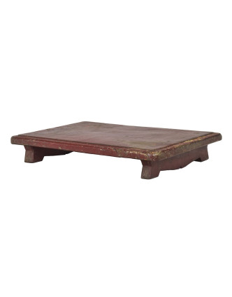 Čajový stolík z teakového dreva, 54x37x8cm